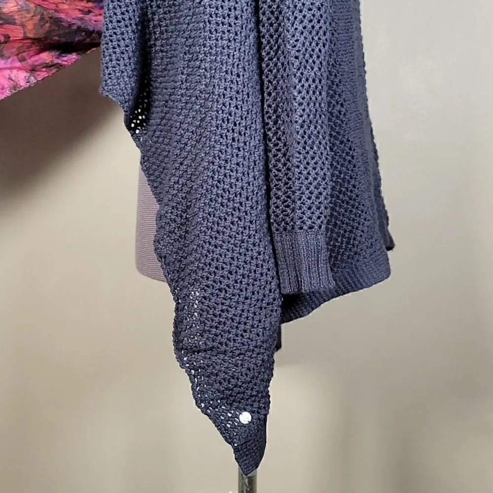 Eddie Bauer Crochet Open Cardigan Sz S